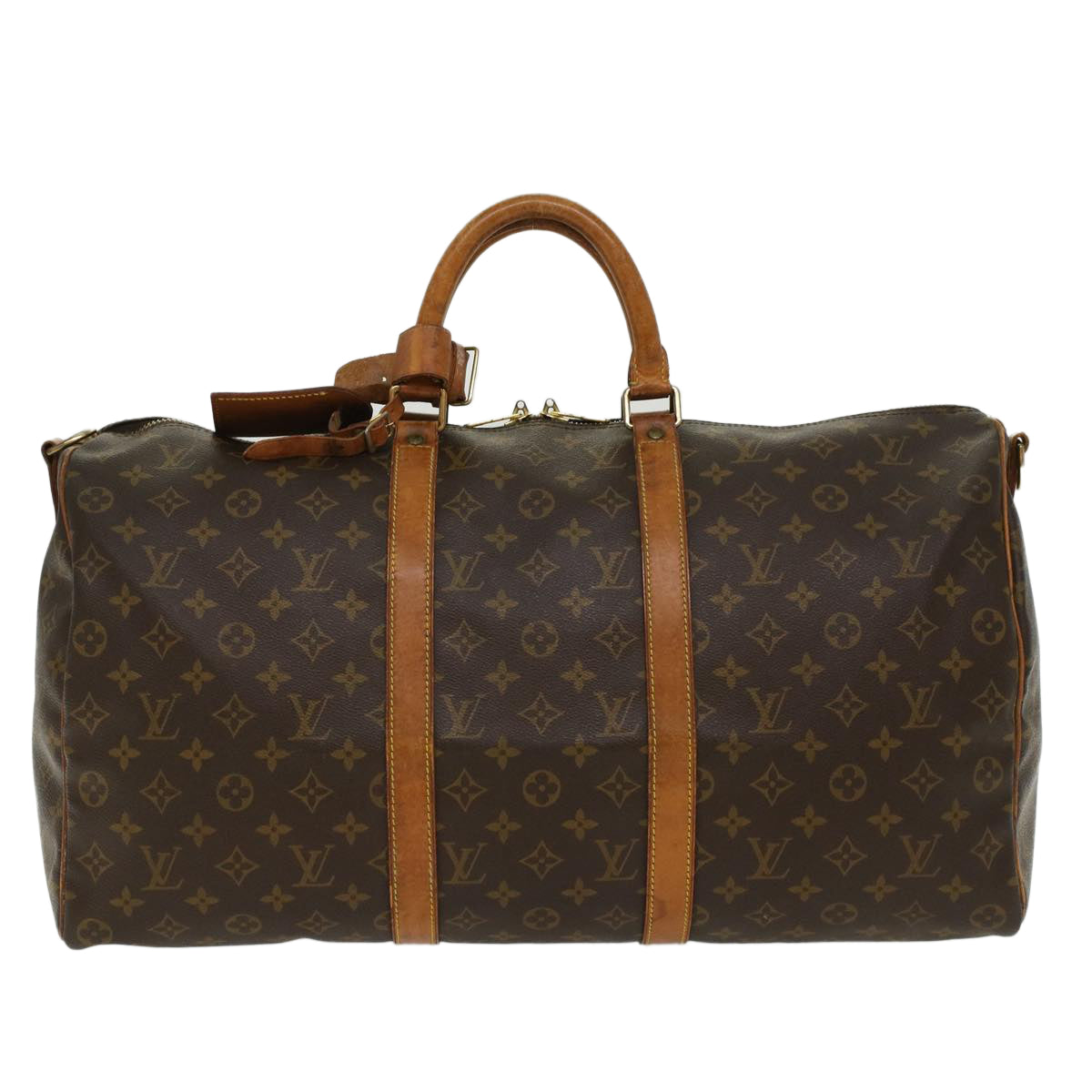 LOUIS VUITTON Monogram Keepall Bandouliere 50 Boston Bag M41416 LV 45548