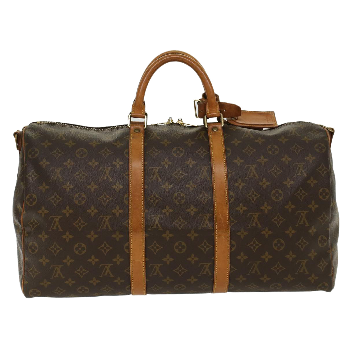 LOUIS VUITTON Monogram Keepall Bandouliere 50 Boston Bag M41416 LV 45548