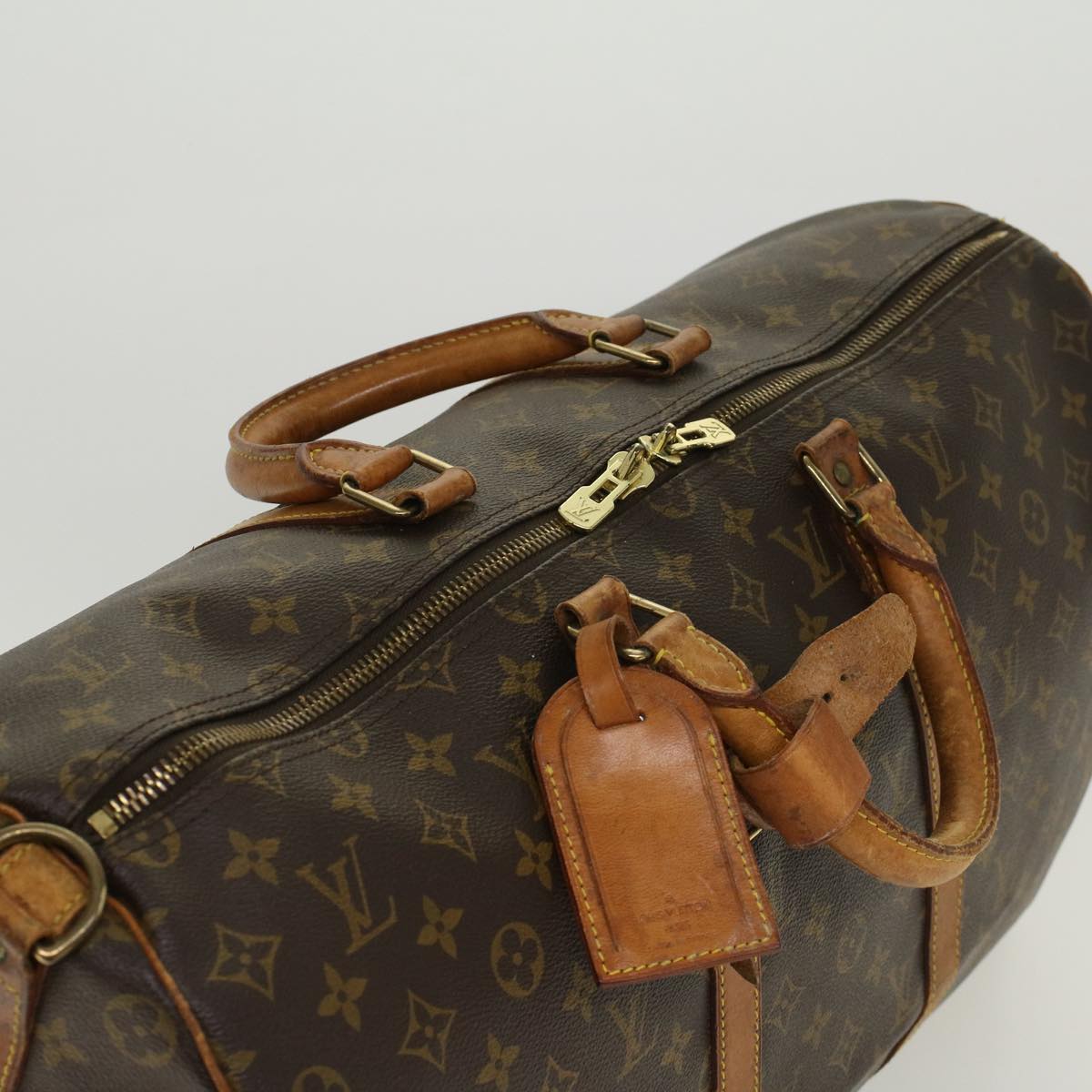 LOUIS VUITTON Monogram Keepall Bandouliere 50 Boston Bag M41416 LV 45548