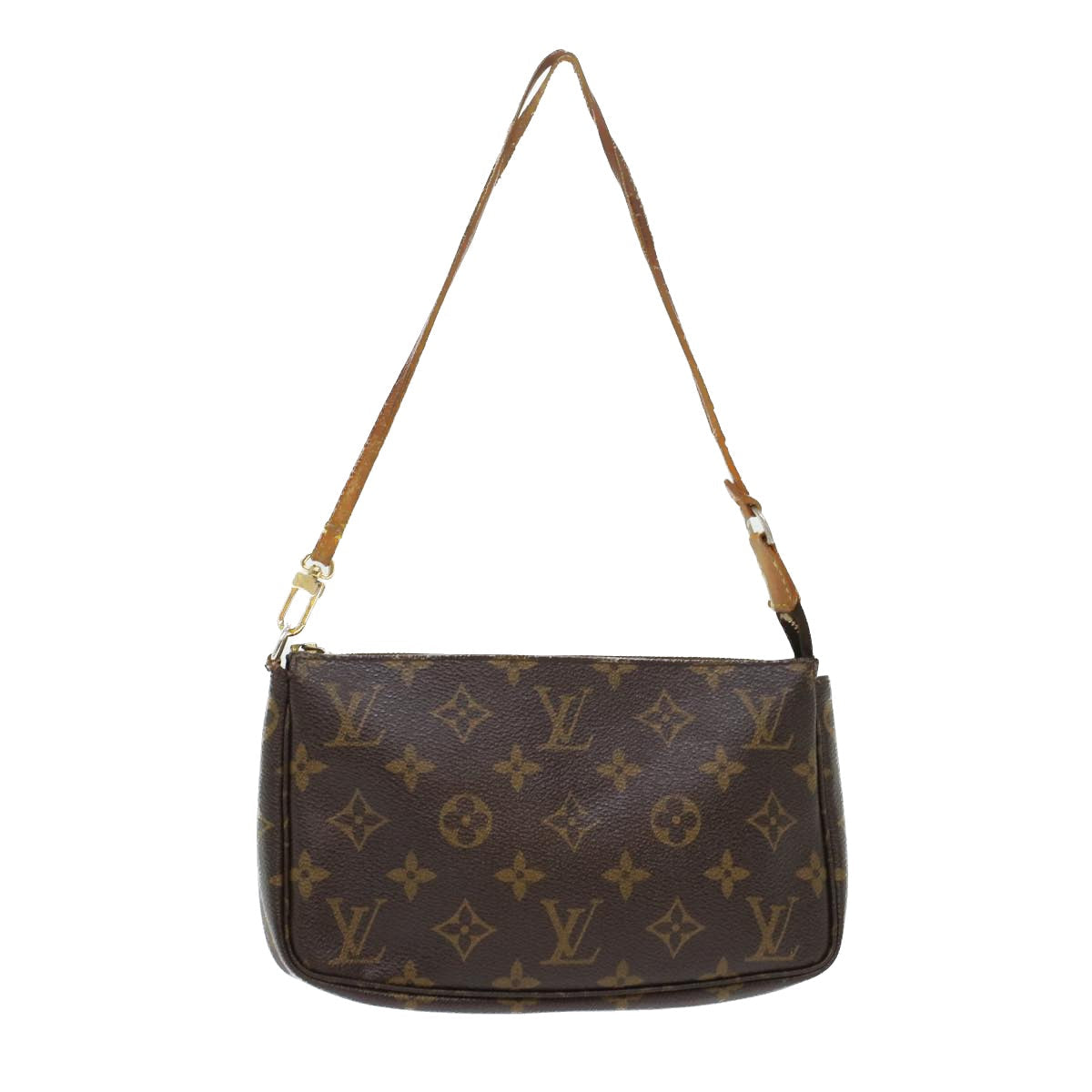 LOUIS VUITTON Monogram Pochette Accessoires Pouch M51980 LV 45554