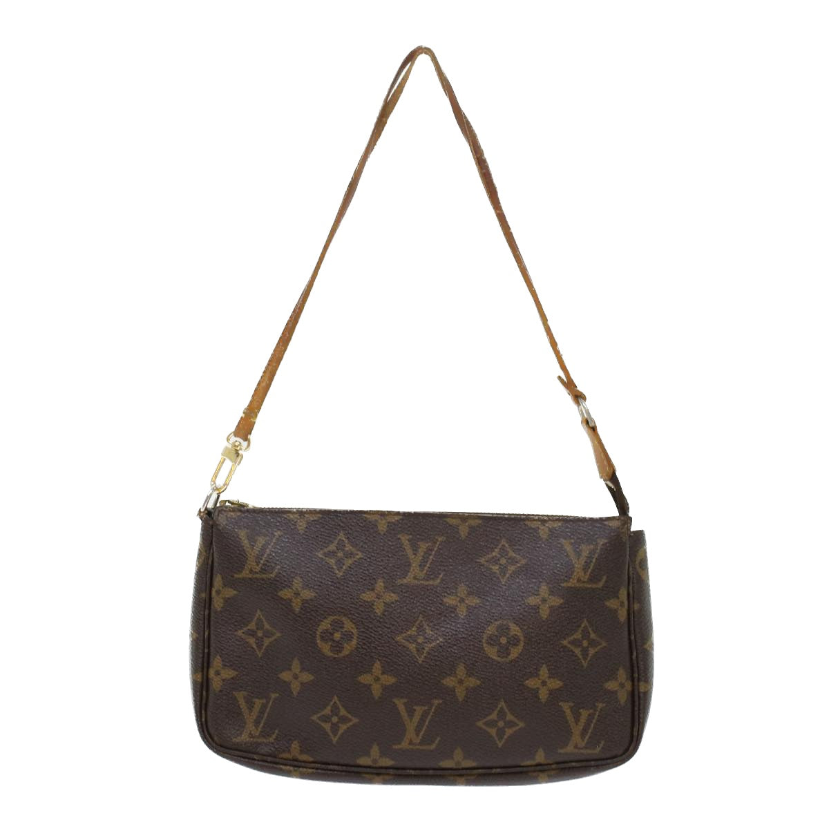 LOUIS VUITTON Monogram Pochette Accessoires Pouch M51980 LV 45554