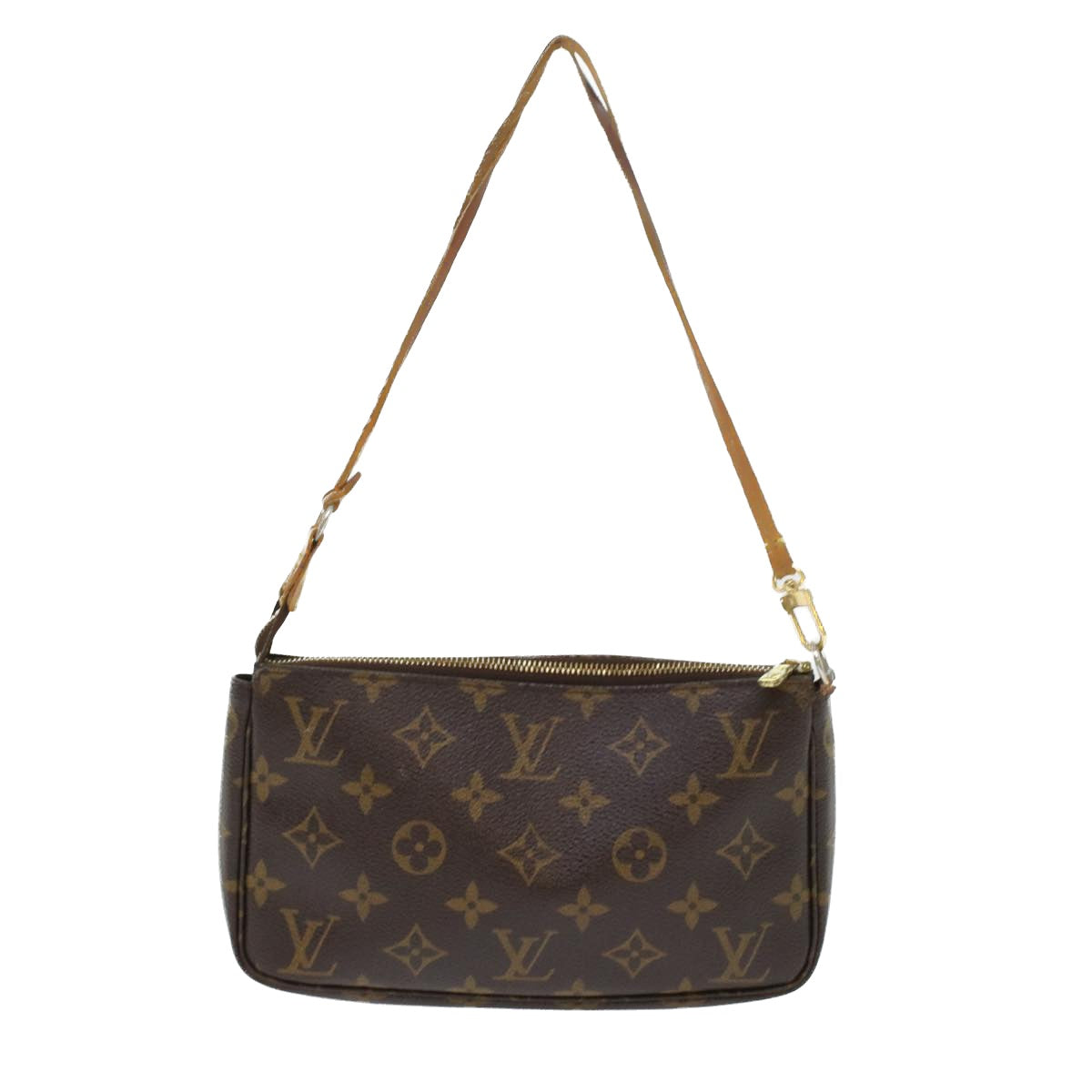 LOUIS VUITTON Monogram Pochette Accessoires Pouch M51980 LV 45554