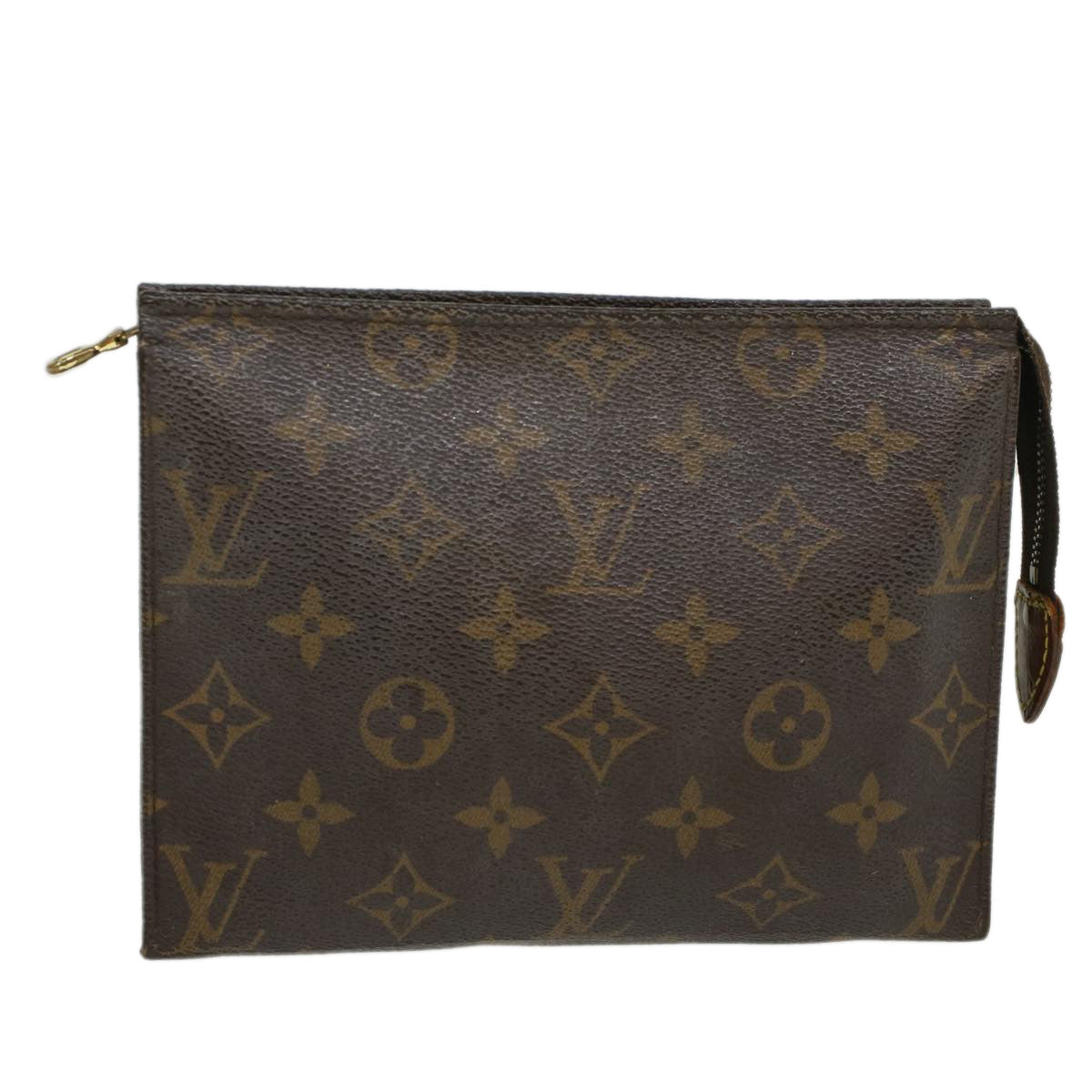 LOUIS VUITTON Monogram Poche Toilette 19 Pouch M47544 LV 45555