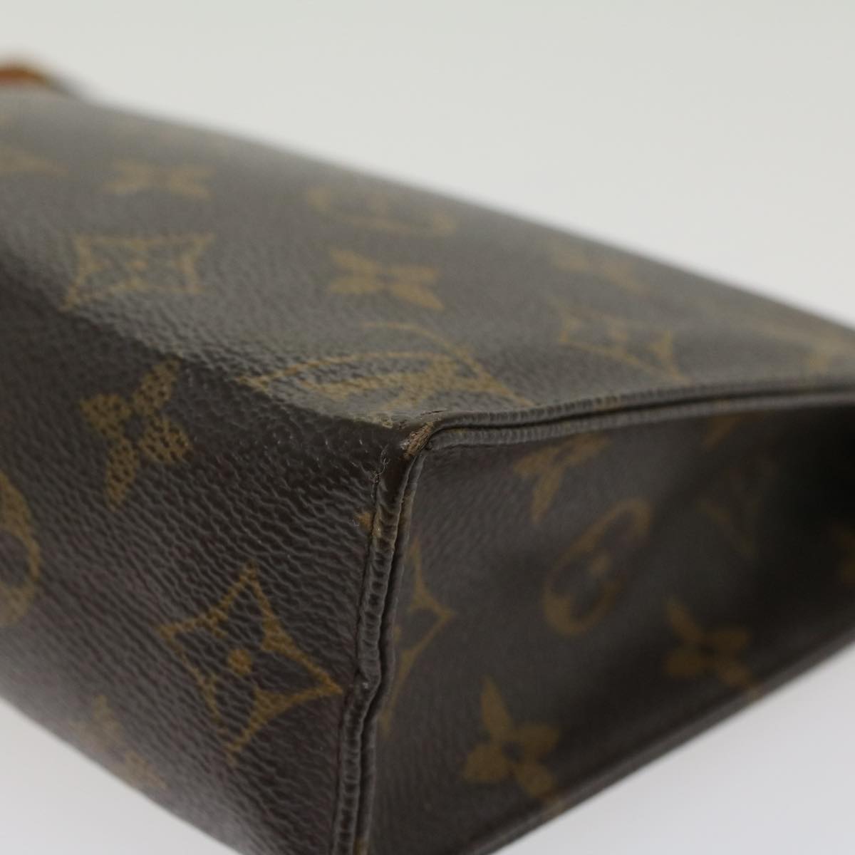 LOUIS VUITTON Monogram Poche Toilette 19 Pouch M47544 LV 45555