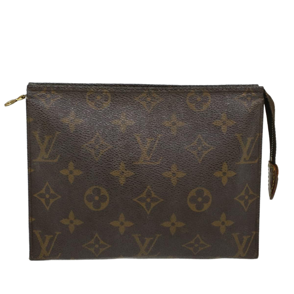 LOUIS VUITTON Monogram Poche Toilette 19 Pouch M47544 LV 45555
