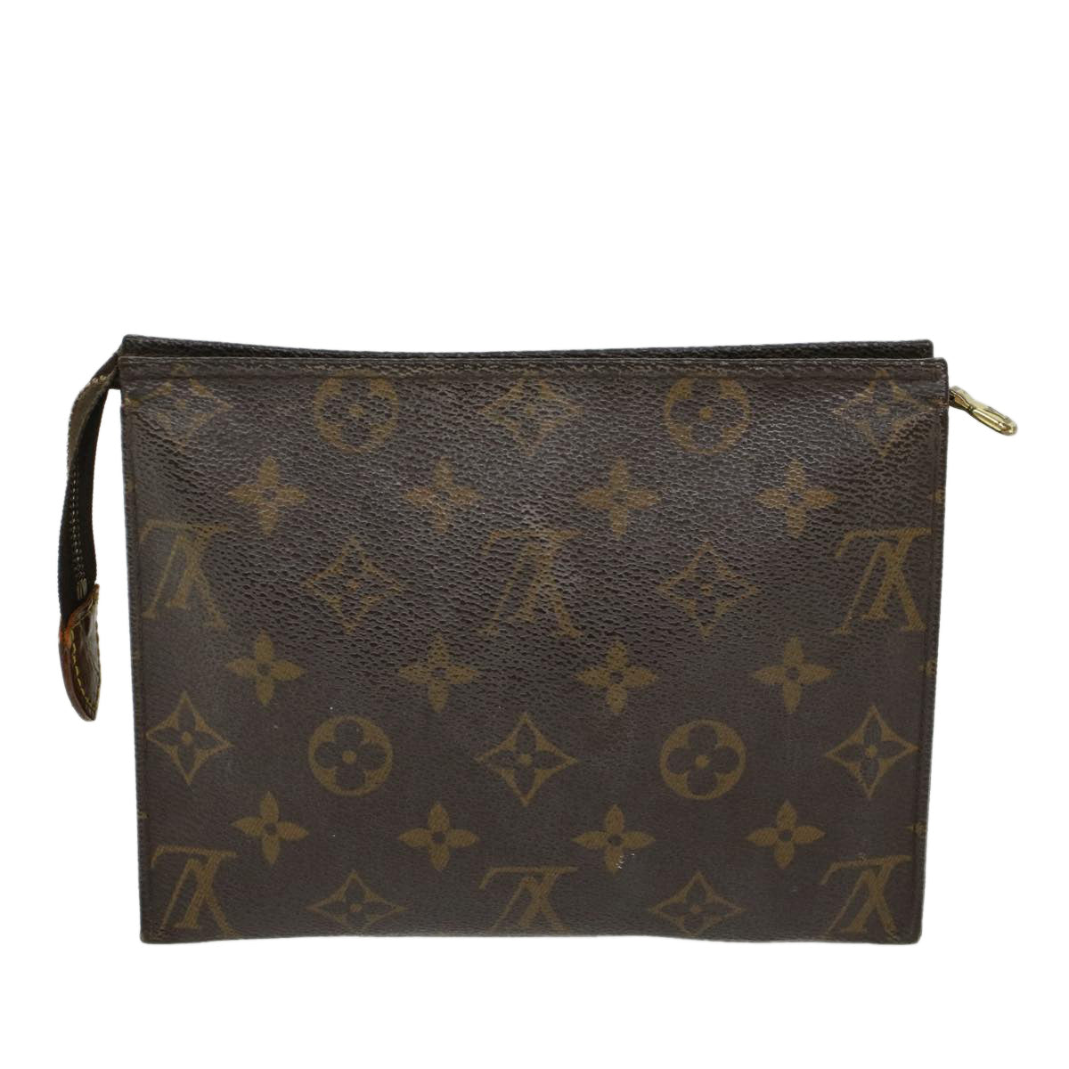 LOUIS VUITTON Monogram Poche Toilette 19 Pouch M47544 LV 45555
