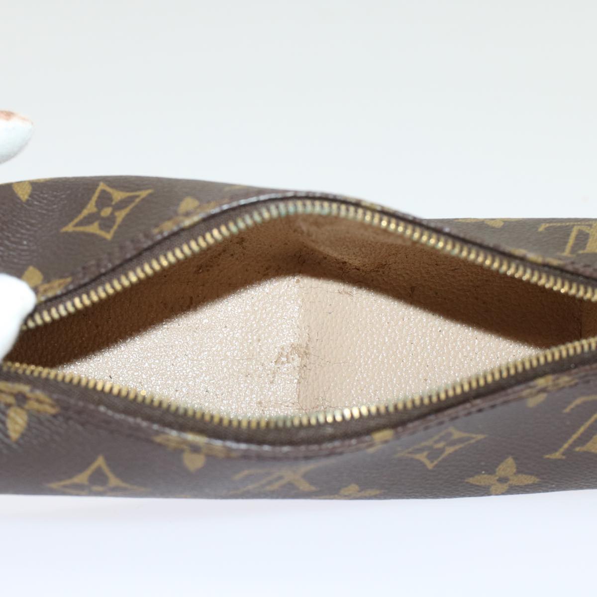 LOUIS VUITTON Monogram Trousse Rondo Pouch M47630 LV 45556