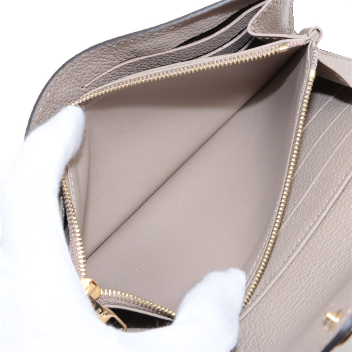 Louis Vuitton Monogram Emplant Portfoliosara M68708 Turtle Wallet