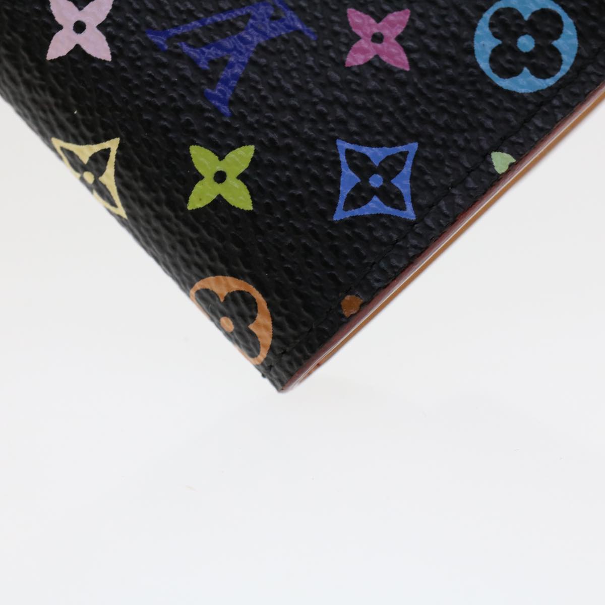LOUIS VUITTON Multicolor Porte Monnaie Cozy Coin Purse Black M60007 45563