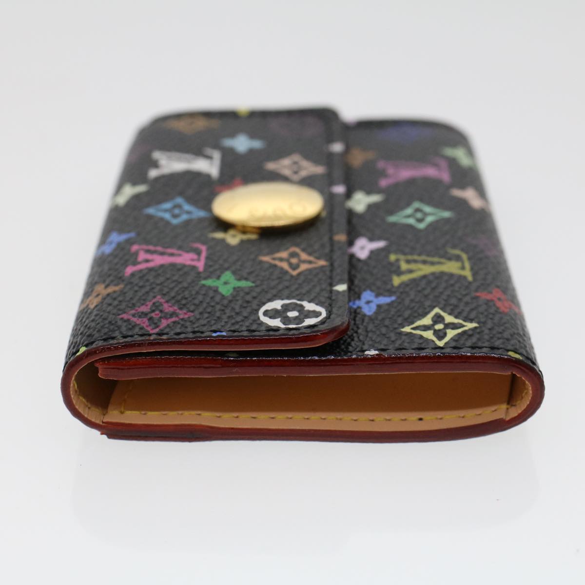 LOUIS VUITTON Multicolor Porte Monnaie Cozy Coin Purse Black M60007 45563