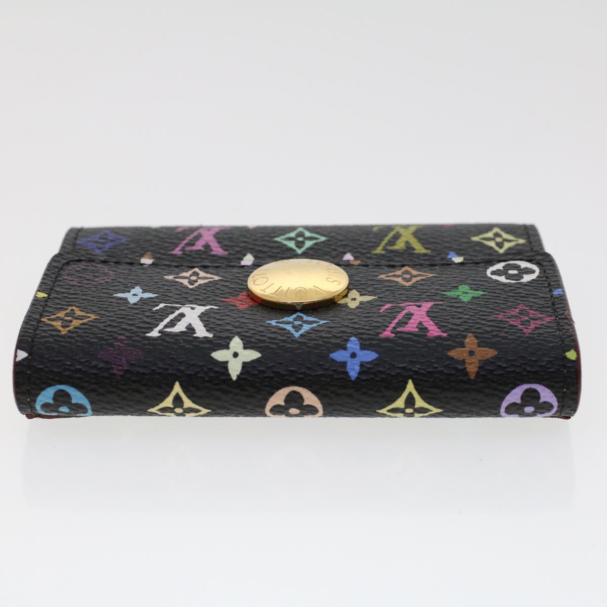 LOUIS VUITTON Multicolor Porte Monnaie Cozy Coin Purse Black M60007 45563