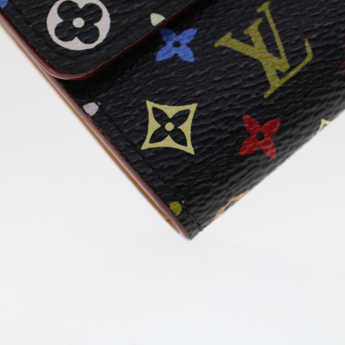LOUIS VUITTON Multicolor Porte Monnaie Cozy Coin Purse Black M60007 45563