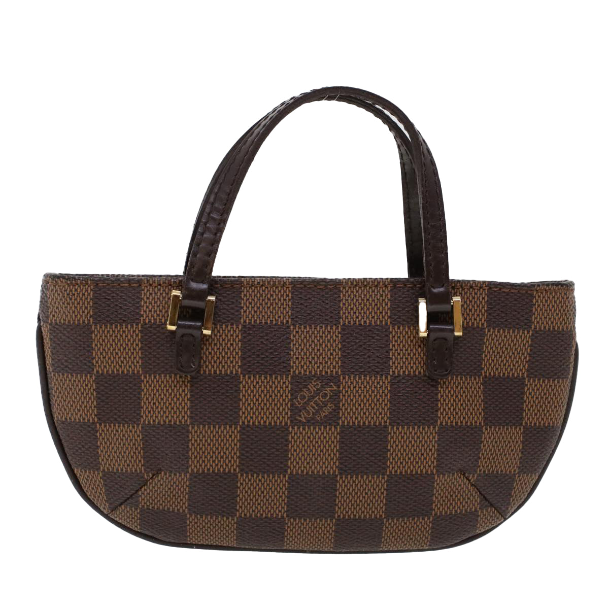 LOUIS VUITTON Damier Ebene Manosque GM Accessory Pouch N51120 LV 45564