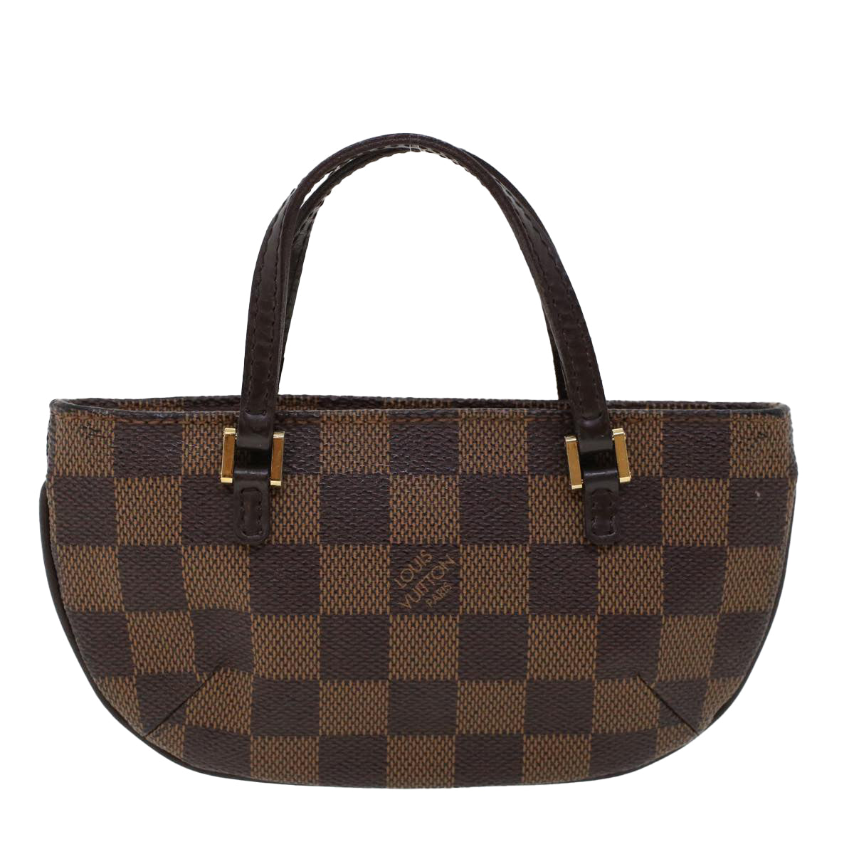 LOUIS VUITTON Damier Ebene Manosque GM Accessory Pouch N51120 LV 45564