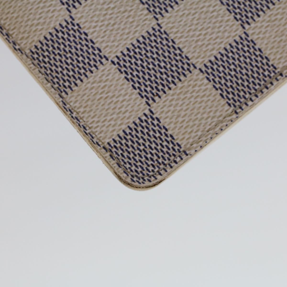 LOUIS VUITTON Damier Azur Agenda MM Day Planner Cover R20707 LV 45565