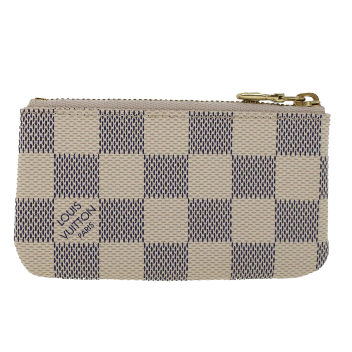 LOUIS VUITTON Damier Azur Pochette Cles Coin Purse N62659 LV 45566
