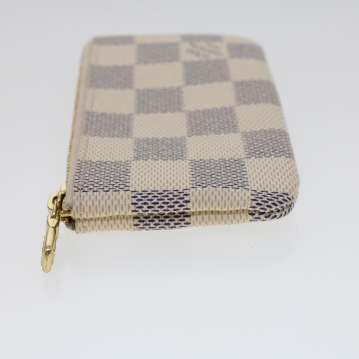 LOUIS VUITTON Damier Azur Pochette Cles Coin Purse N62659 LV 45566