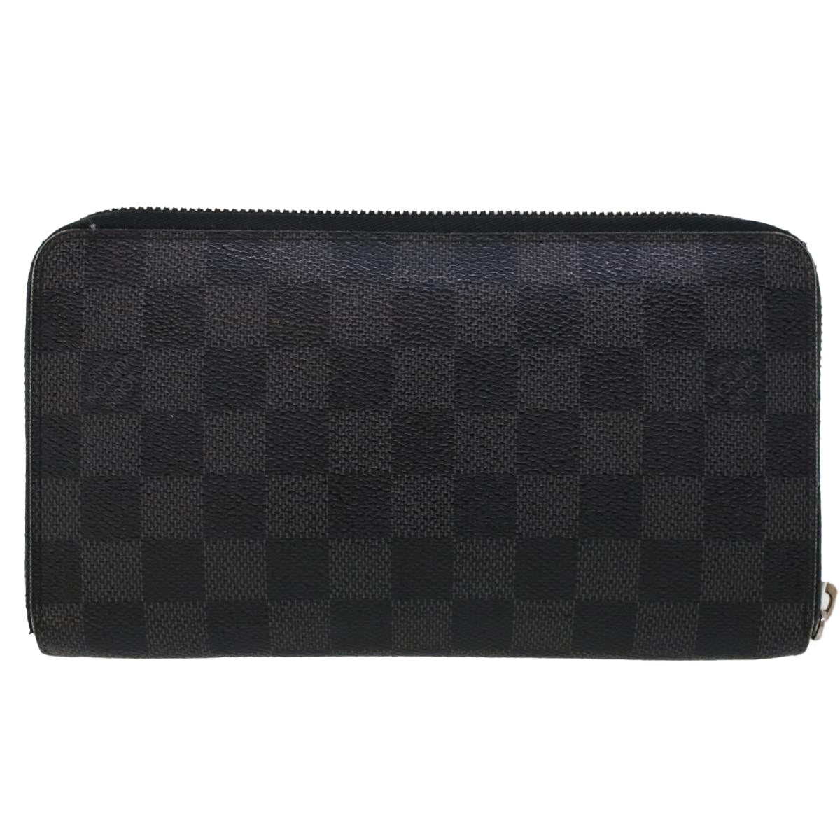 LOUIS VUITTON Damier Graphite Illustre Zippy Organizer Wallet N63002 45567