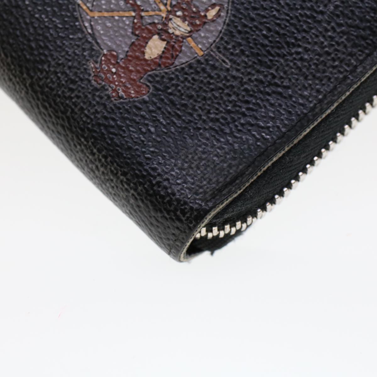LOUIS VUITTON Damier Graphite Illustre Zippy Organizer Wallet N63002 45567