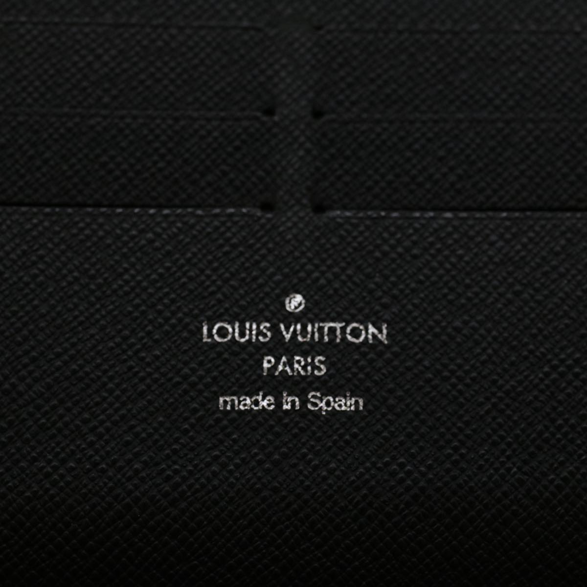 LOUIS VUITTON Damier Graphite Zippy Organizer Long Wallet N63077 LV 45568