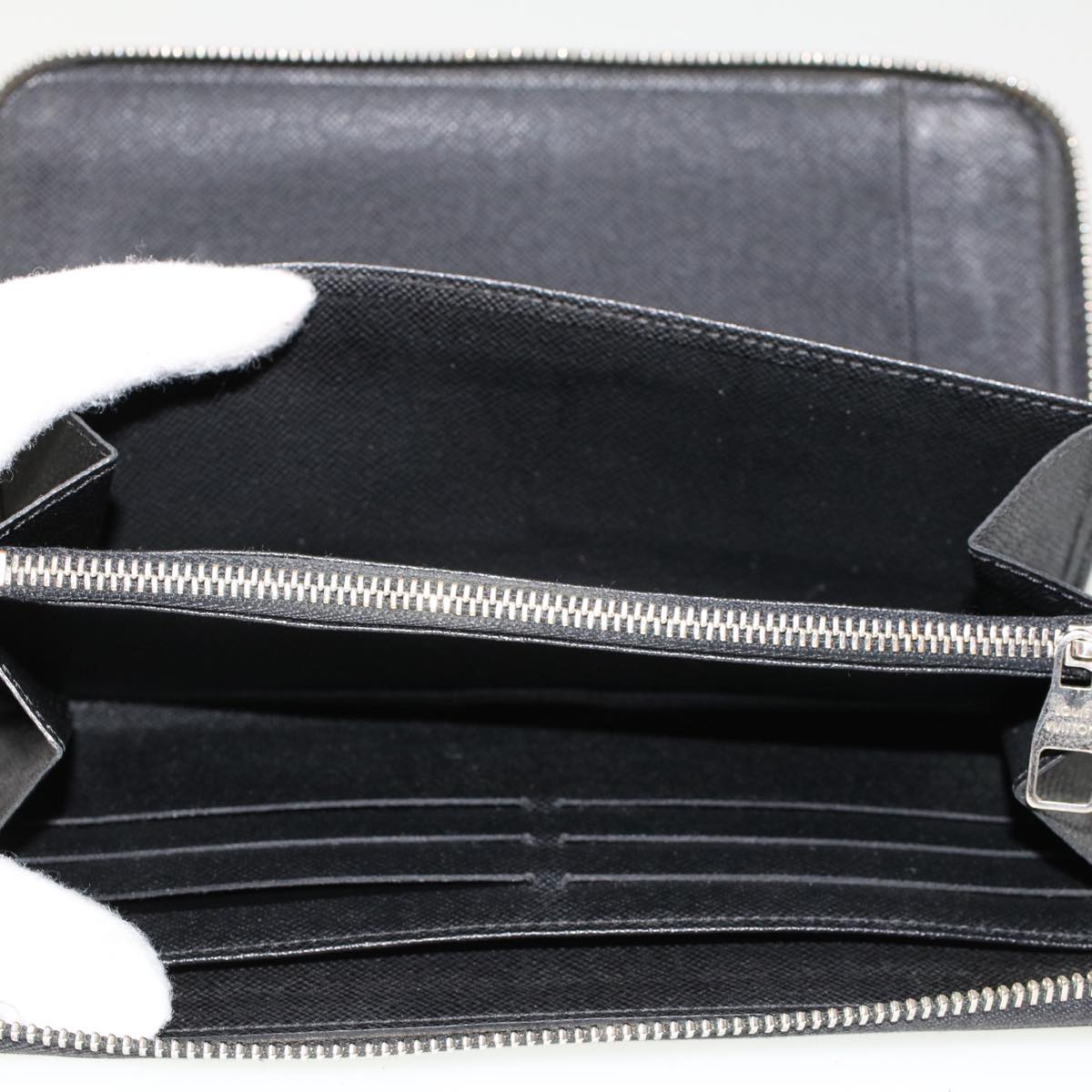 LOUIS VUITTON Damier Graphite Zippy Organizer Long Wallet N63077 LV 45568