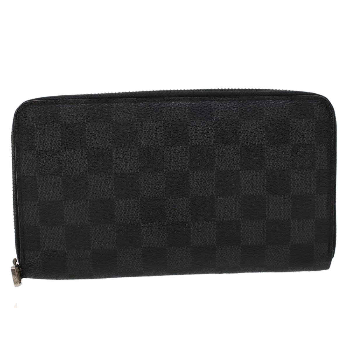 LOUIS VUITTON Damier Graphite Zippy Organizer Long Wallet N63077 LV 45568