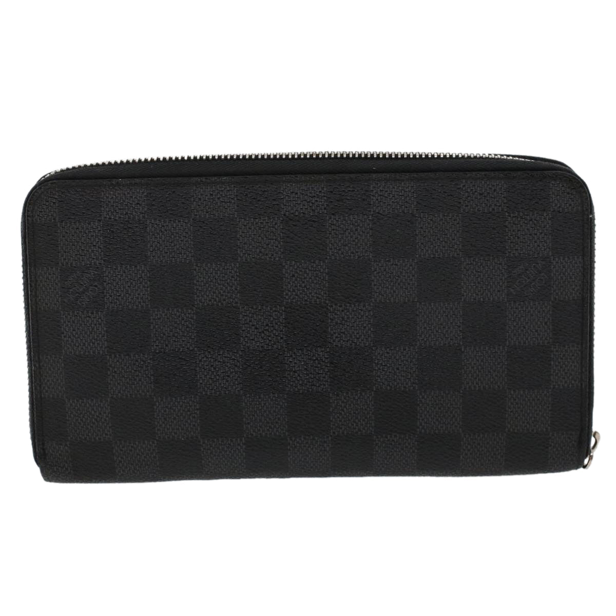 LOUIS VUITTON Damier Graphite Zippy Organizer Long Wallet N63077 LV 45568