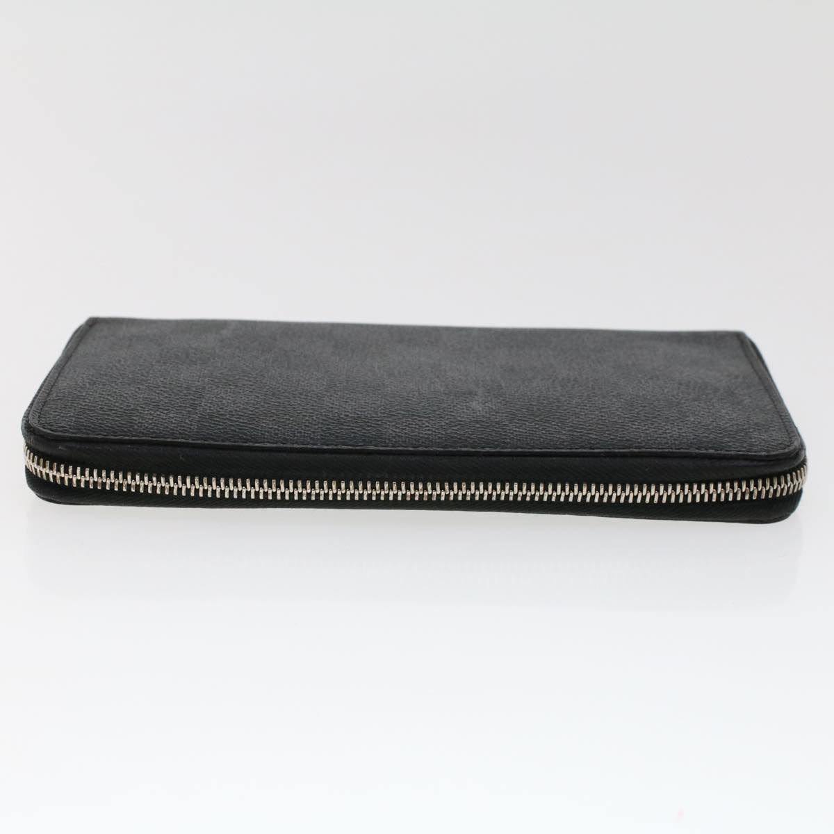 LOUIS VUITTON Damier Graphite Zippy Organizer Long Wallet N63077 LV 45568