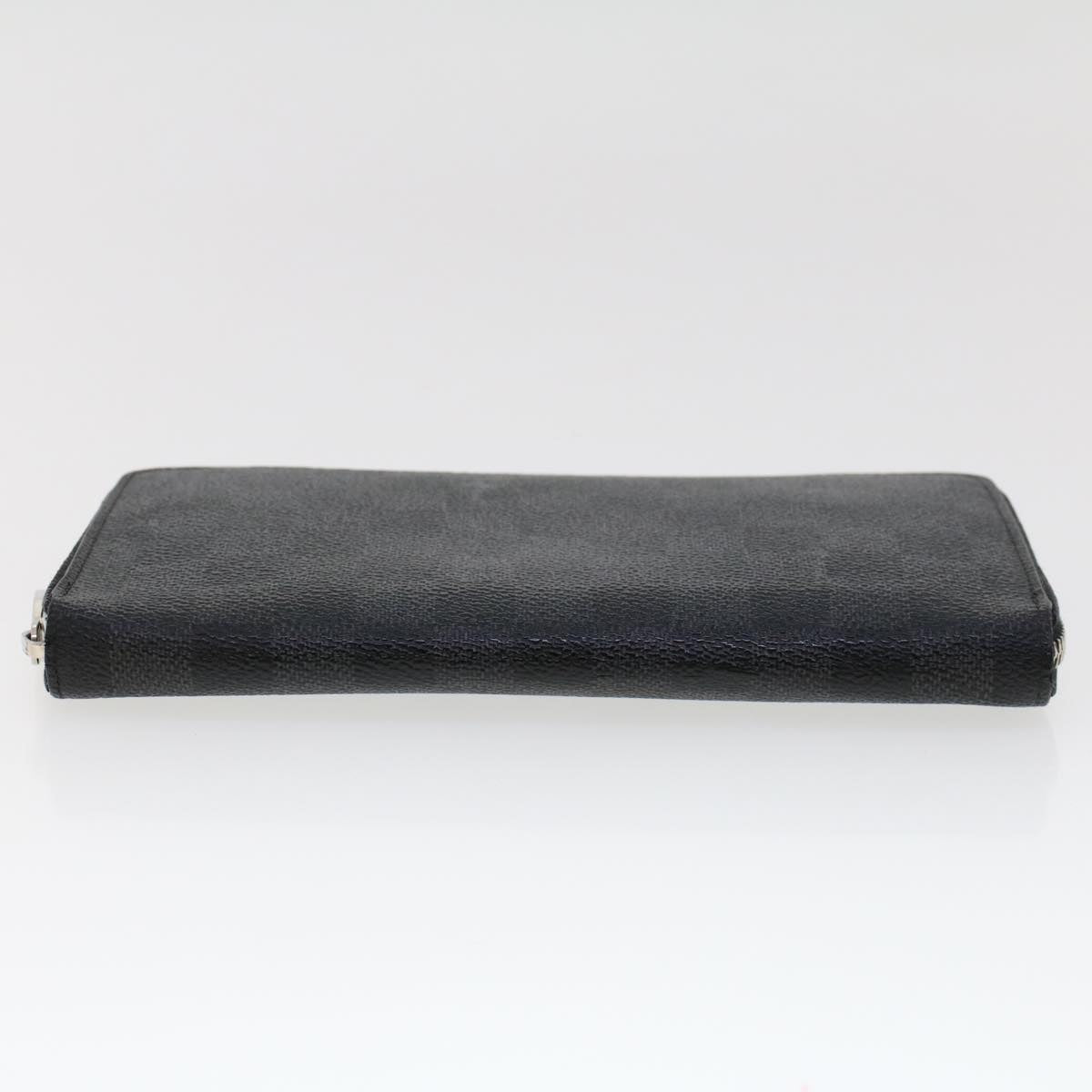 LOUIS VUITTON Damier Graphite Zippy Organizer Long Wallet N63077 LV 45568