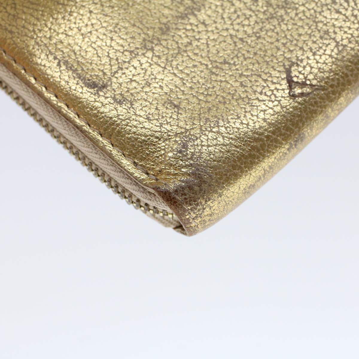 LOUIS VUITTON Zippy Wallet Long Wallet Suhari Gold M95569 LV 45569