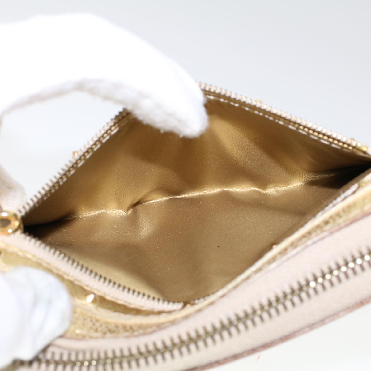 LOUIS VUITTON Zippy Wallet Long Wallet Suhari Gold M95569 LV 45569