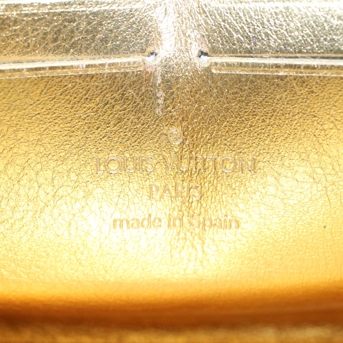 LOUIS VUITTON Zippy Wallet Long Wallet Suhari Gold M95569 LV 45569