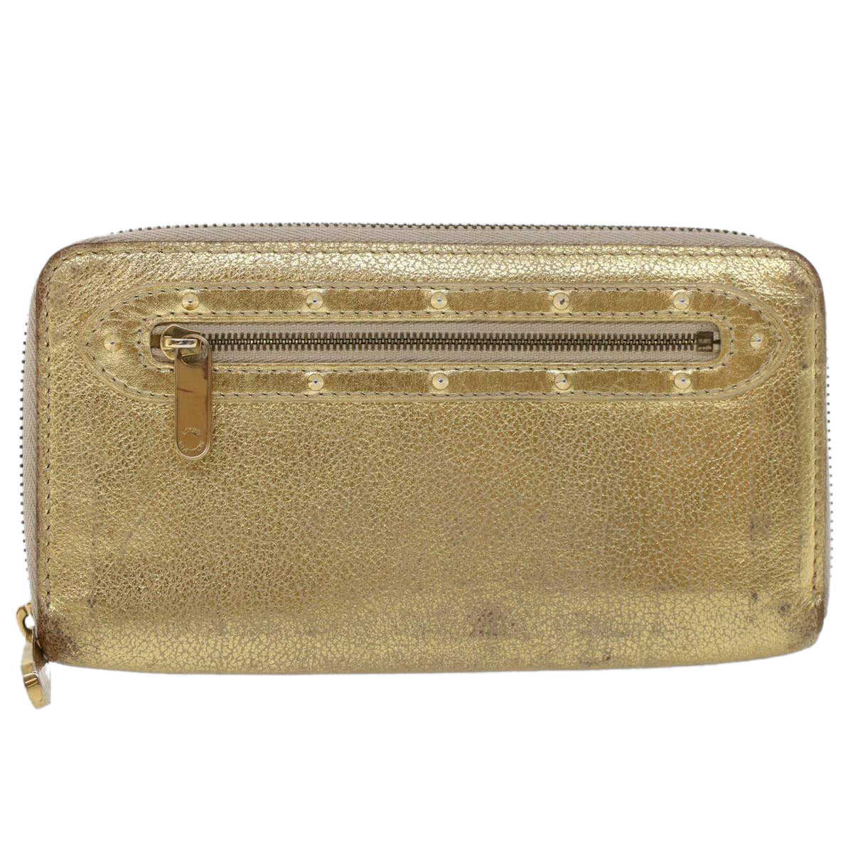 LOUIS VUITTON Zippy Wallet Long Wallet Suhari Gold M95569 LV 45569
