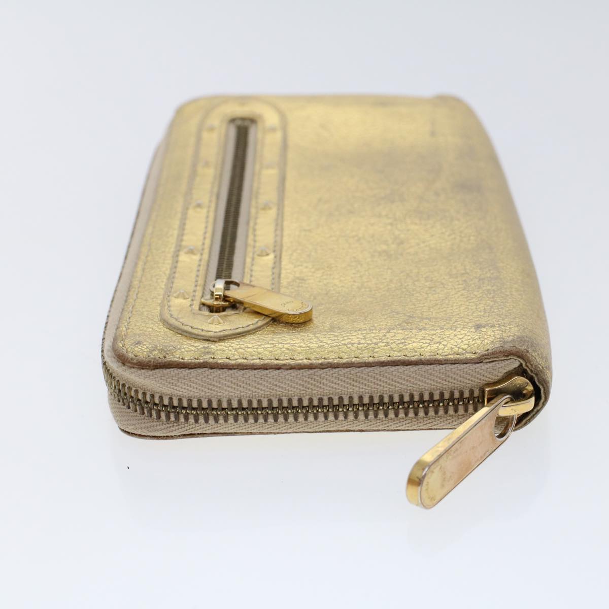 LOUIS VUITTON Zippy Wallet Long Wallet Suhari Gold M95569 LV 45569