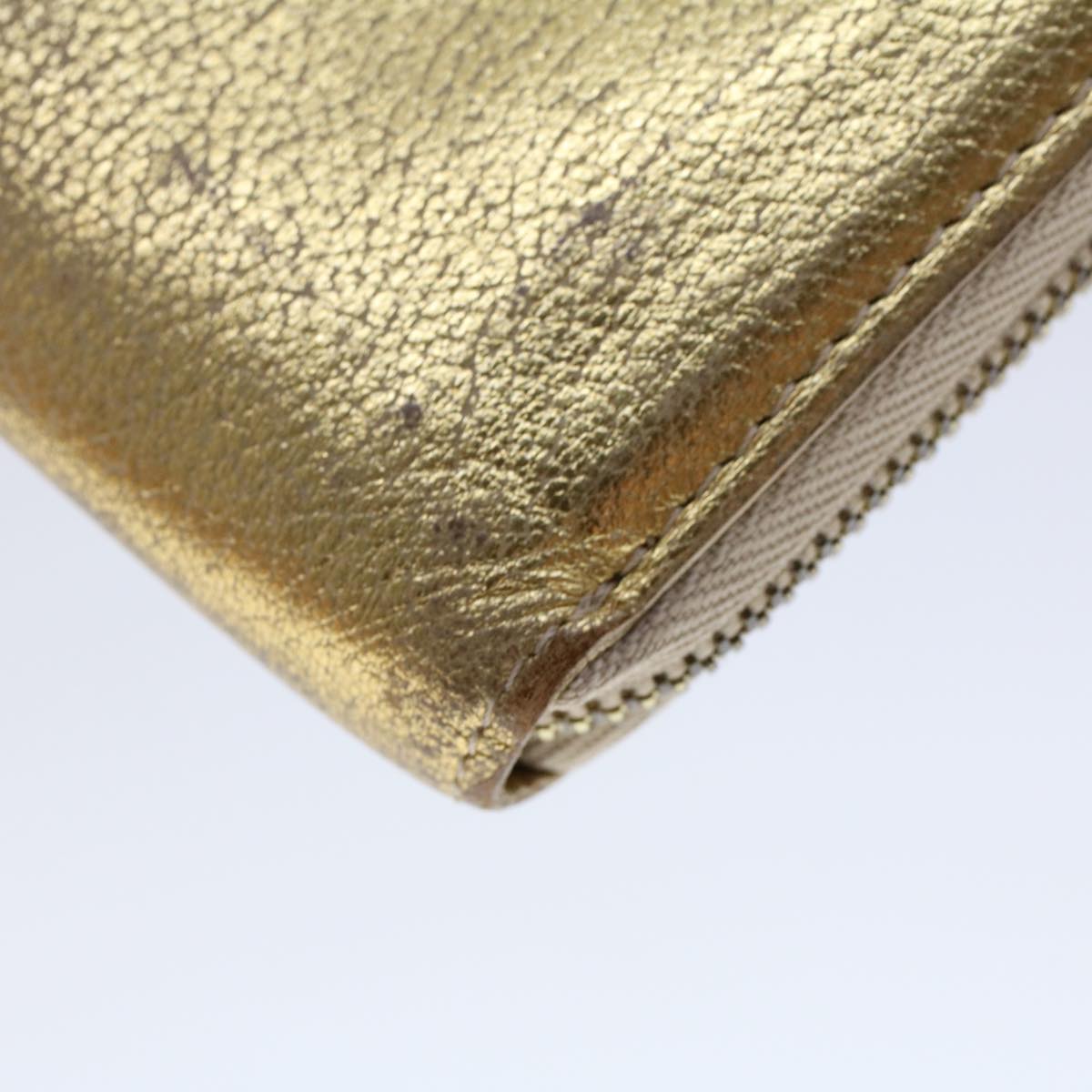 LOUIS VUITTON Zippy Wallet Long Wallet Suhari Gold M95569 LV 45569