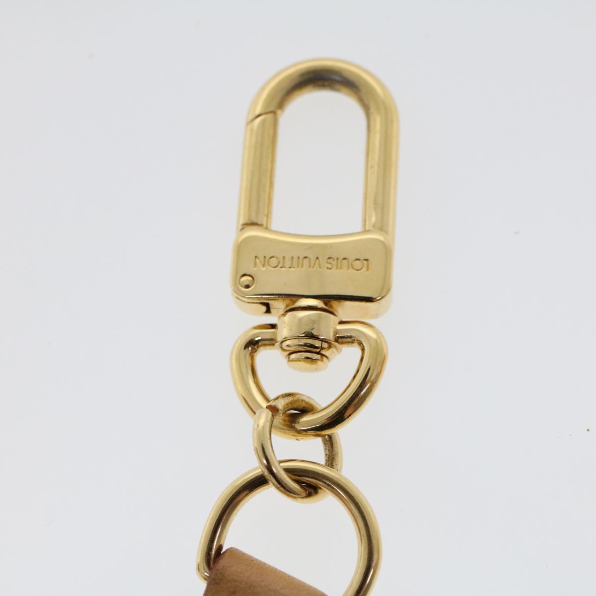 LOUIS VUITTON Takashi Murakami Panda Charm Leather Beige Gold M62637 45571