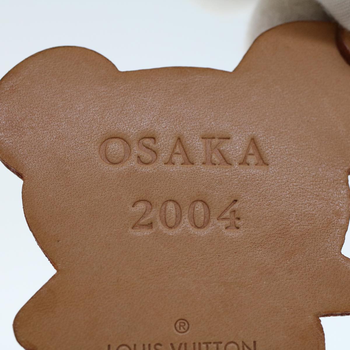 LOUIS VUITTON Takashi Murakami Panda Charm Leather Beige Gold M62637 45571