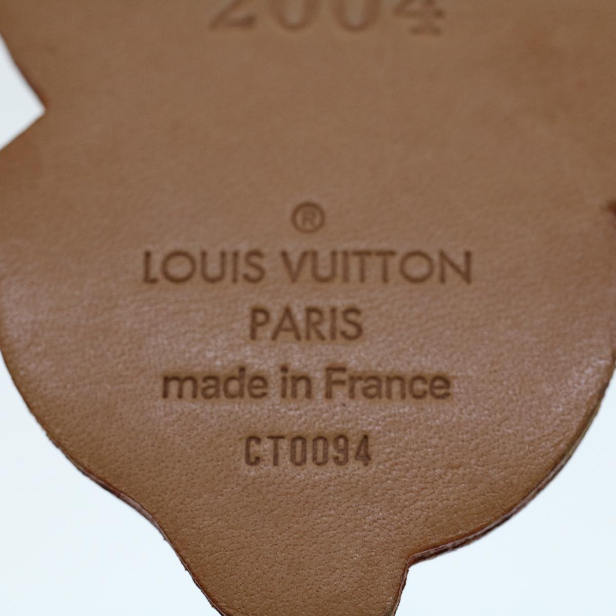 LOUIS VUITTON Takashi Murakami Panda Charm Leather Beige Gold M62637 45571