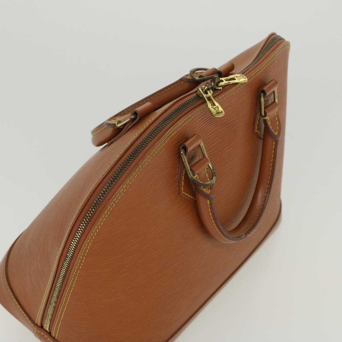 LOUIS VUITTON Epi Alma Hand Bag Brown M5214D LV 45588
