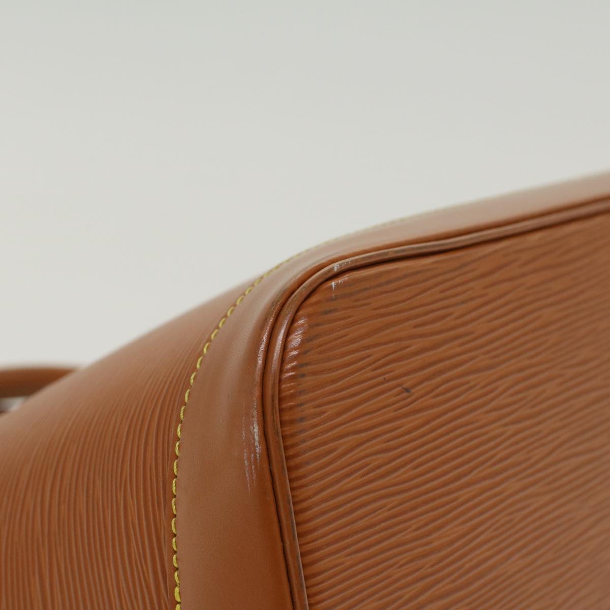 LOUIS VUITTON Epi Alma Hand Bag Brown M5214D LV 45588