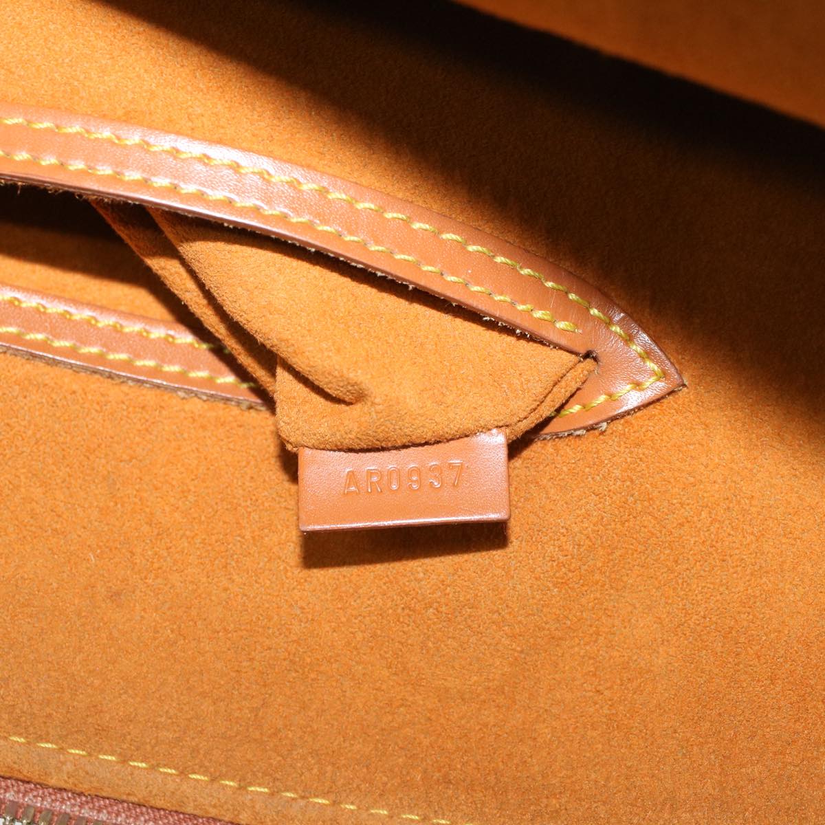 LOUIS VUITTON Epi Alma Hand Bag Brown M5214D LV 45588