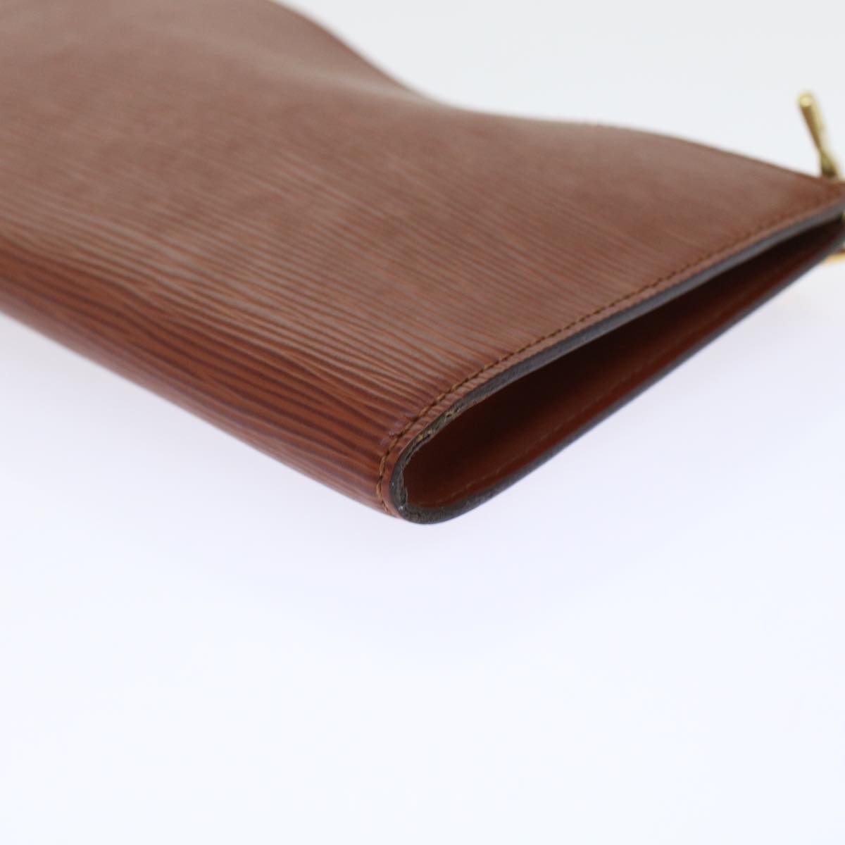 LOUIS VUITTON Epi Pochette Accessoires Pouch Brown M52953 LV 45597