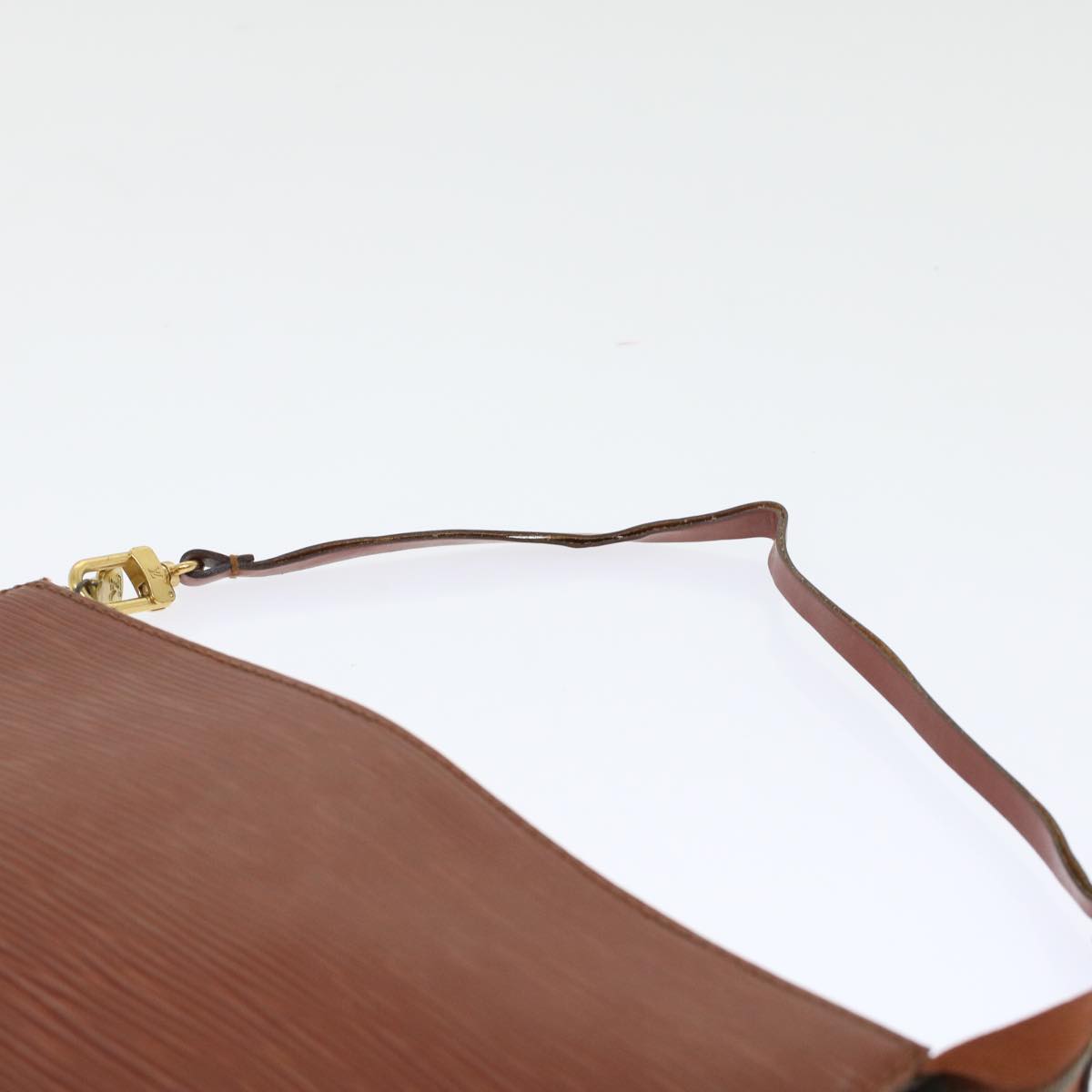 LOUIS VUITTON Epi Pochette Accessoires Pouch Brown M52953 LV 45597