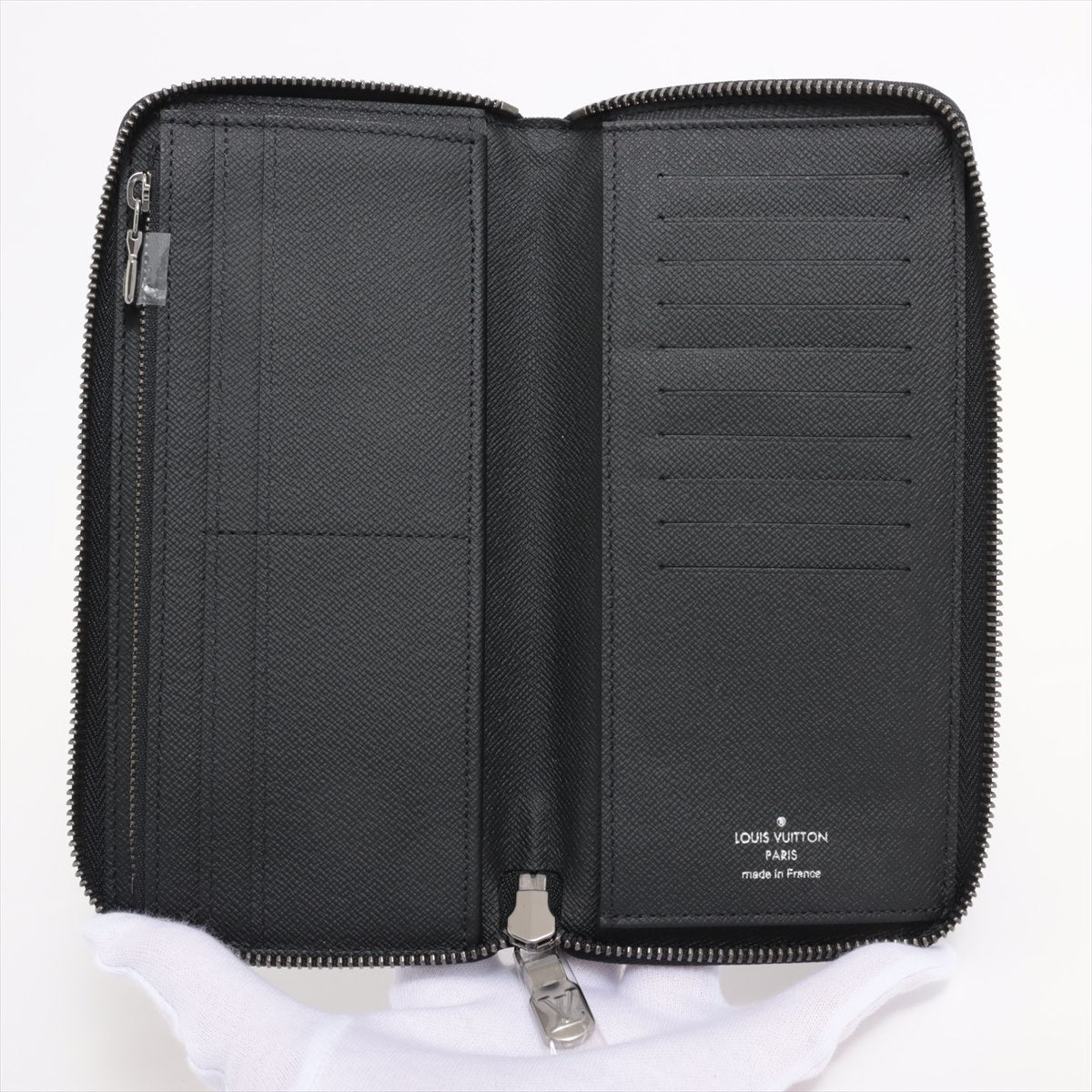 Louis Vuitton Monogram Zippyr Organizer M82081 Black Round Zipper Wallet