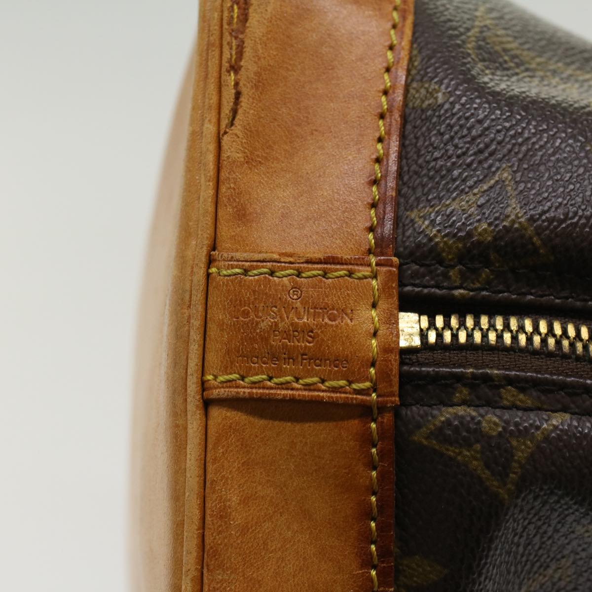 LOUIS VUITTON Monogram Alma Hand Bag M51130 LV 45613