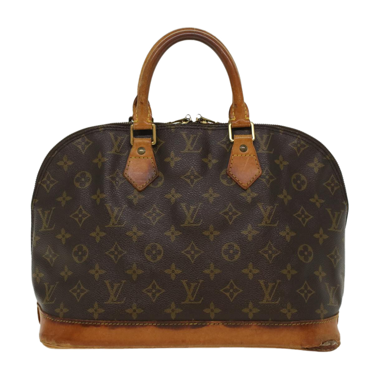 LOUIS VUITTON Monogram Alma Hand Bag M51130 LV 45613