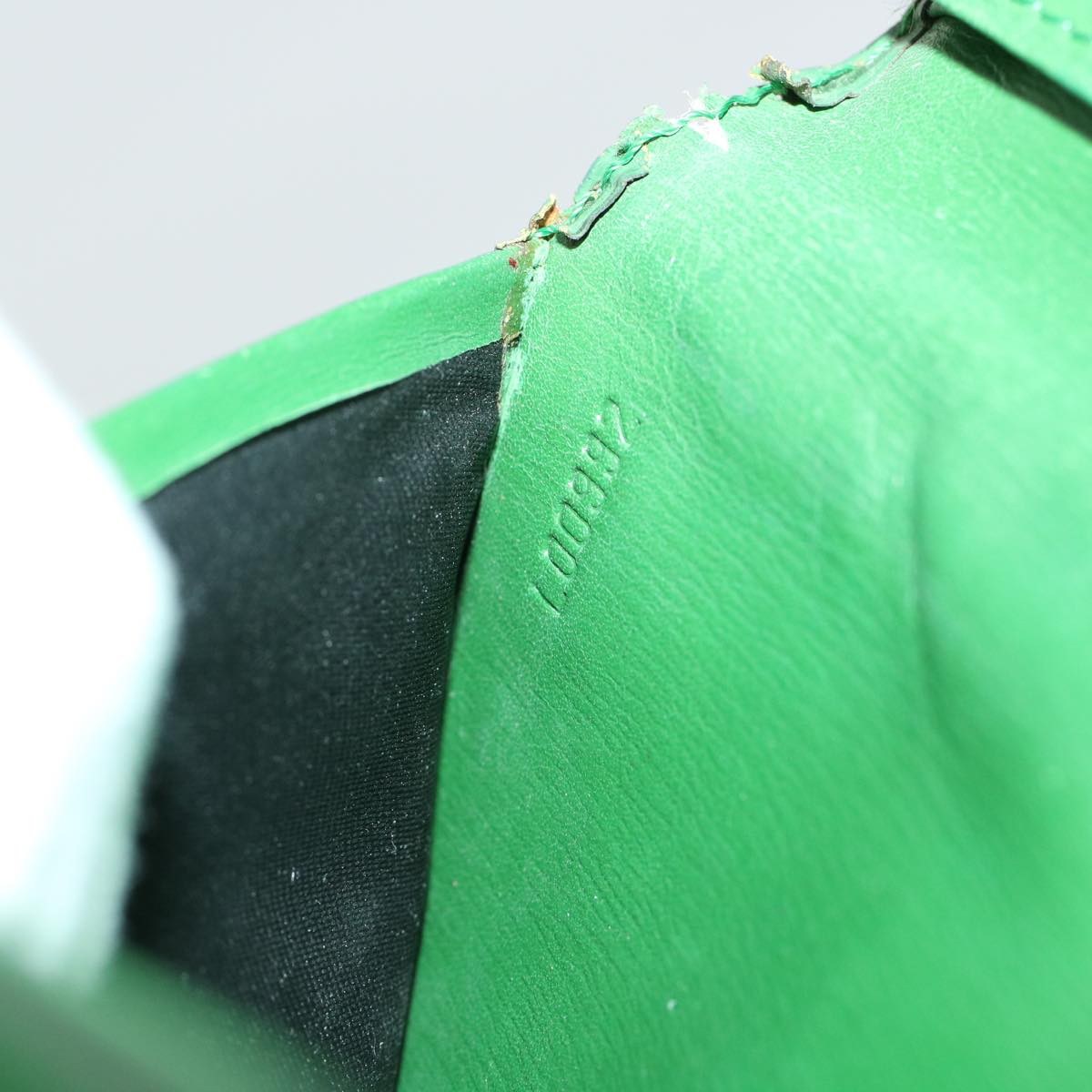 LOUIS VUITTON Epi Wallet 3Set Green LV 45621