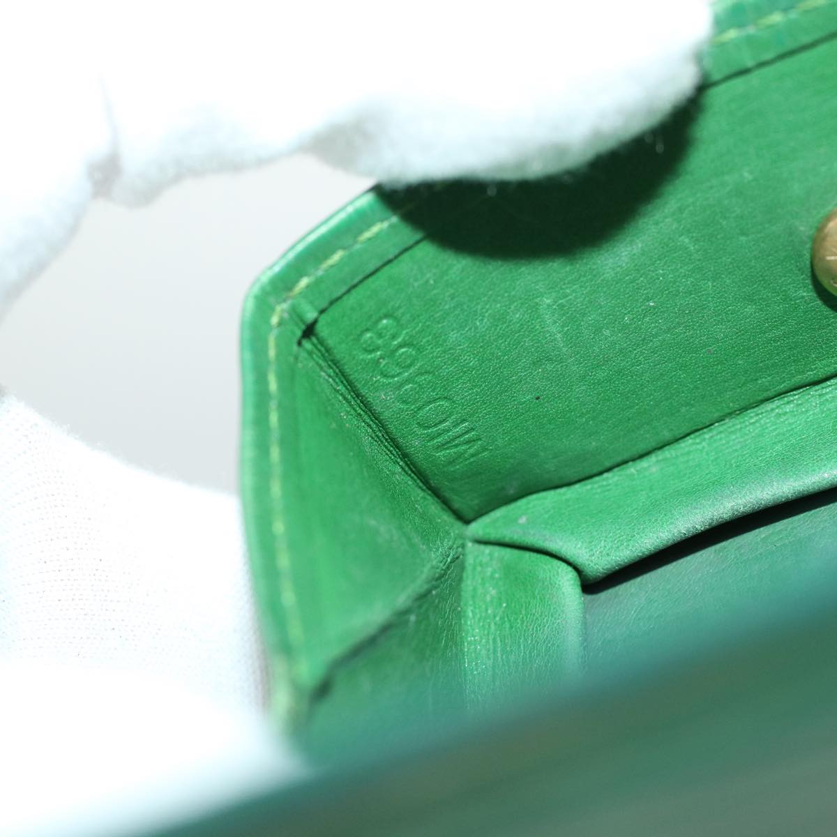 LOUIS VUITTON Epi Wallet 3Set Green LV 45621