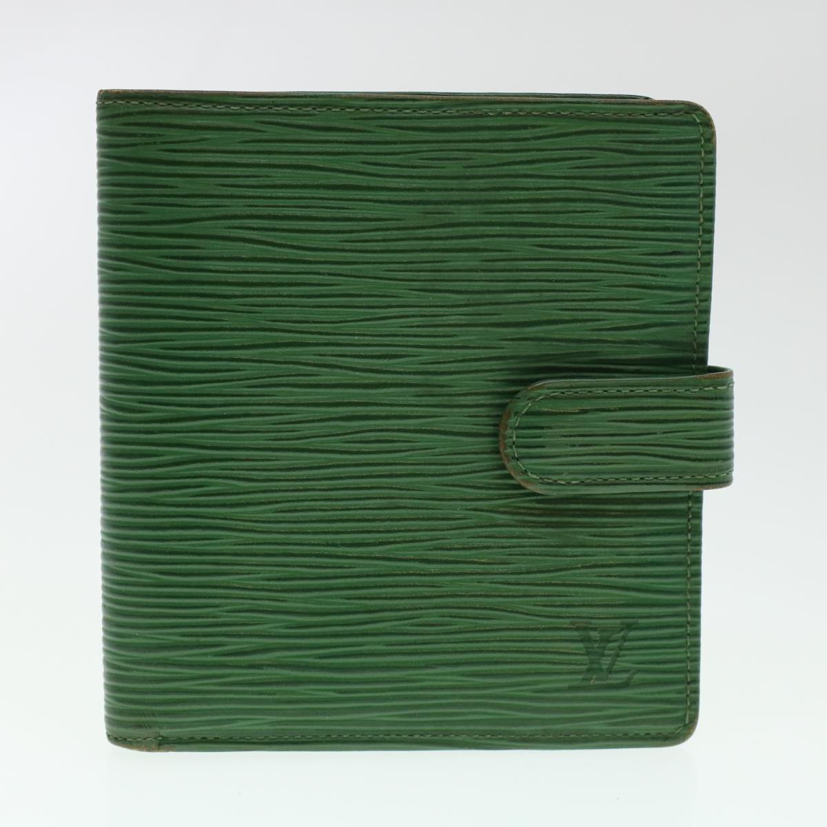LOUIS VUITTON Epi Wallet 3Set Green LV 45621