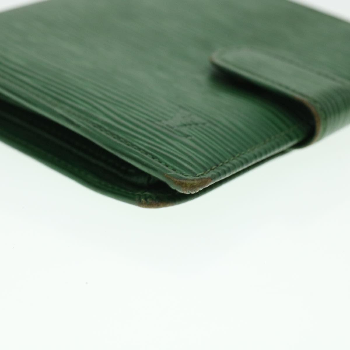 LOUIS VUITTON Epi Wallet 3Set Green LV 45621